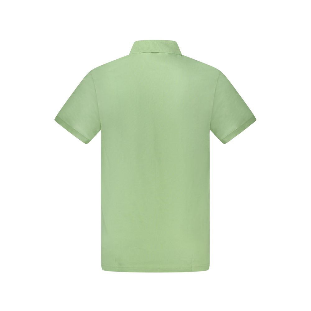 Green Cotton Men's Polo