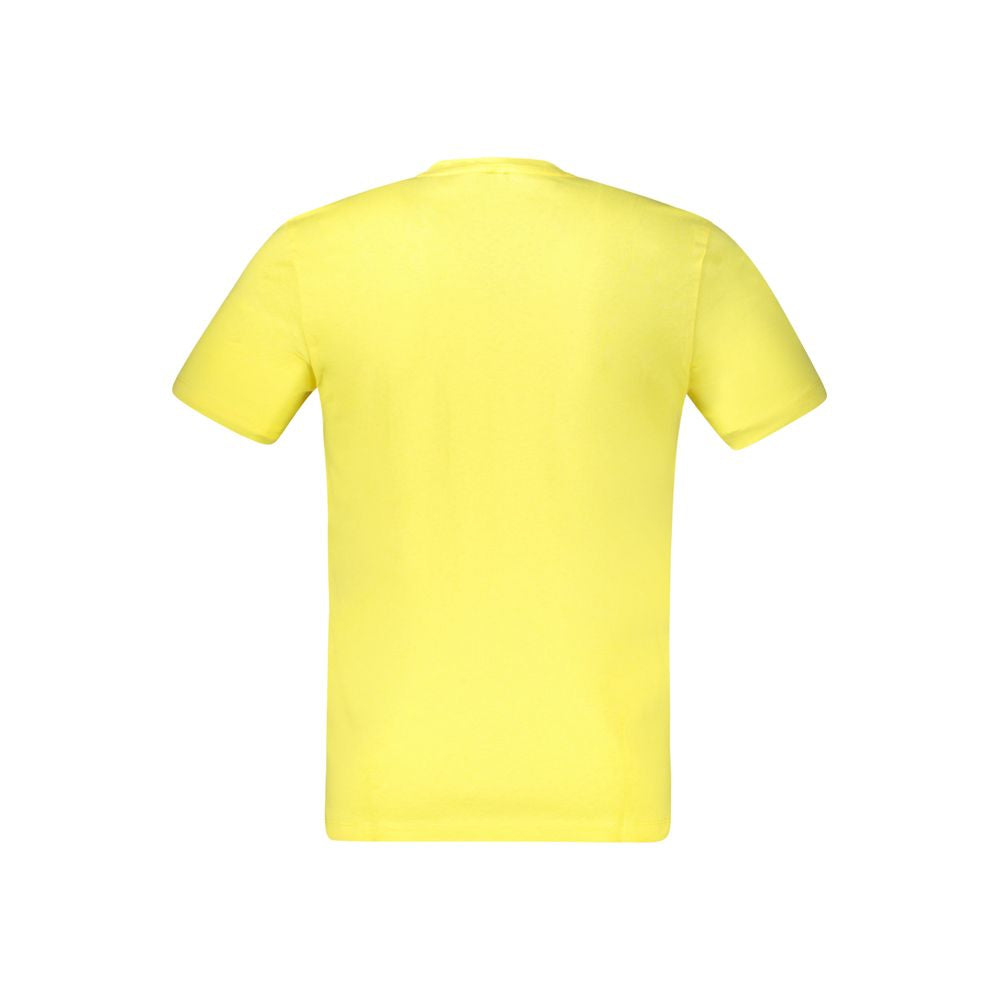 Yellow Cotton Men's T-Shirt