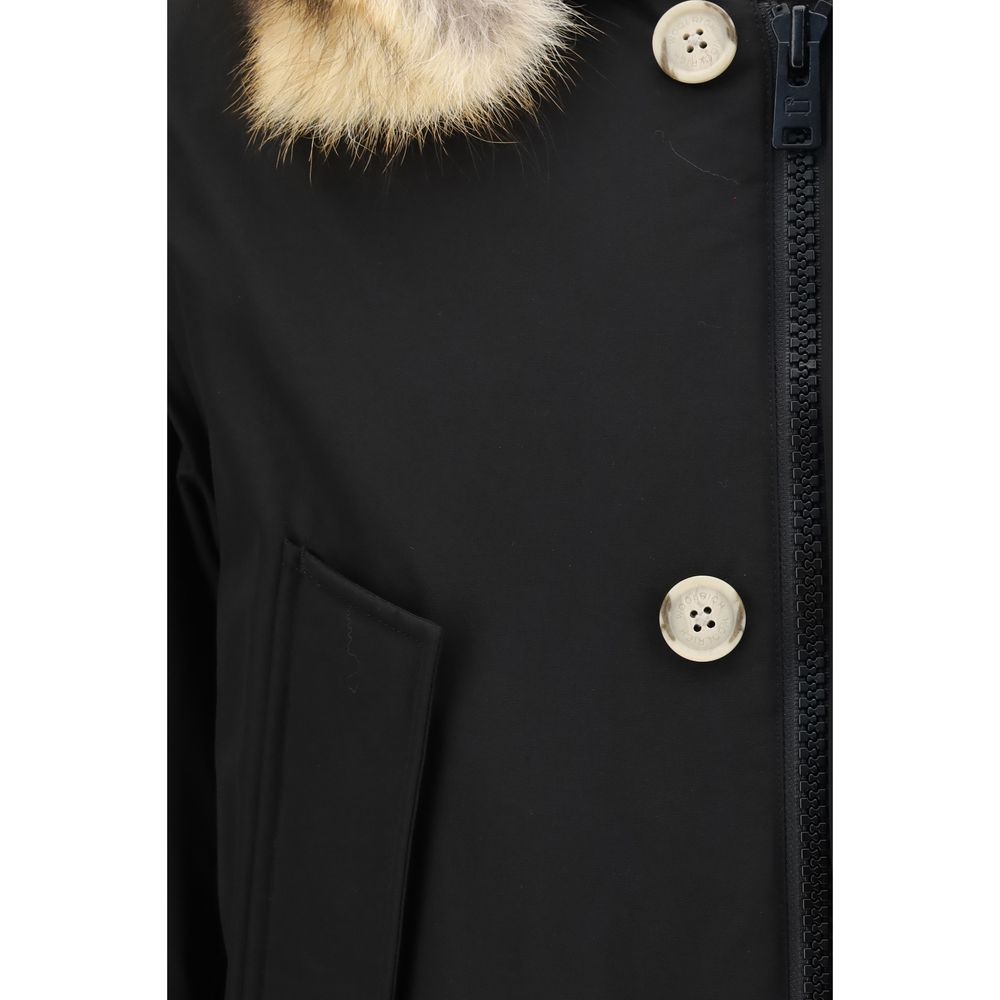 Black Polyamide Coat