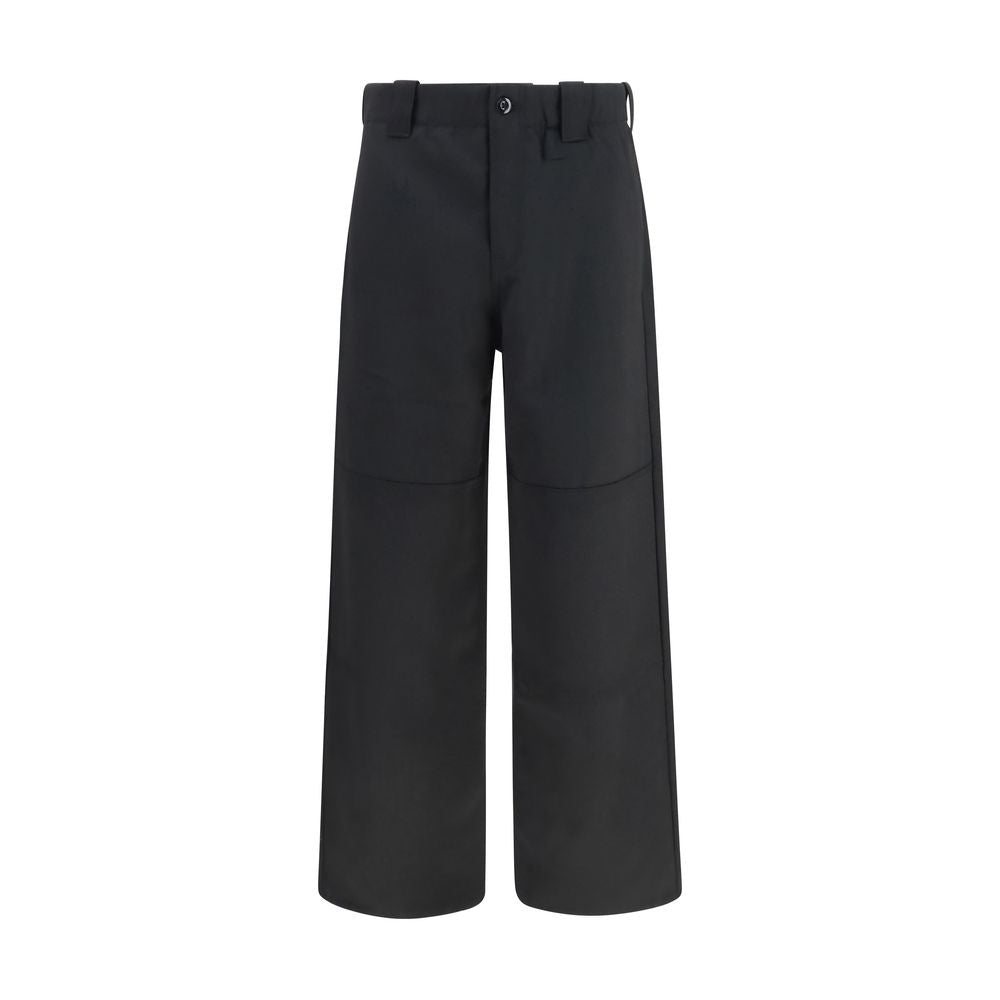 Black Wool Oves Aries Chino Pants