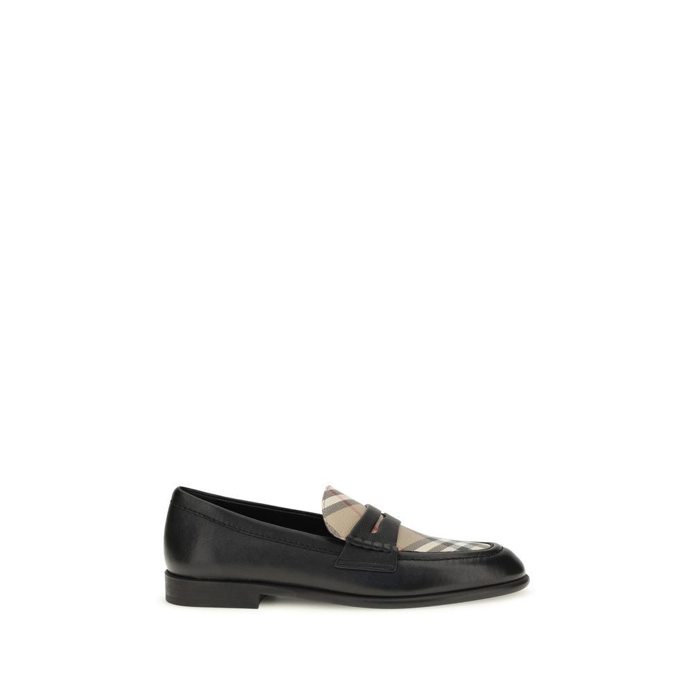 Black Lamb Ovis Aries Slip-On Loafers