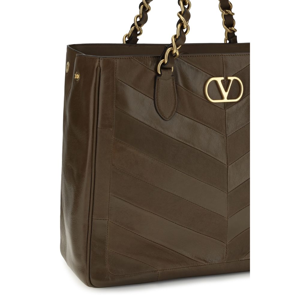 Brown Lamb Ovis Aries Shoulder Bag