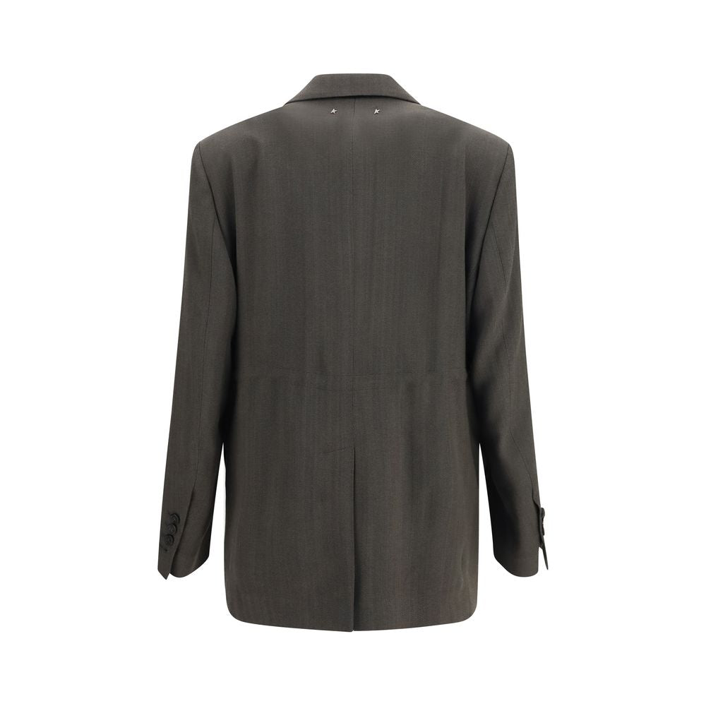Bicolor Viscose Blazer