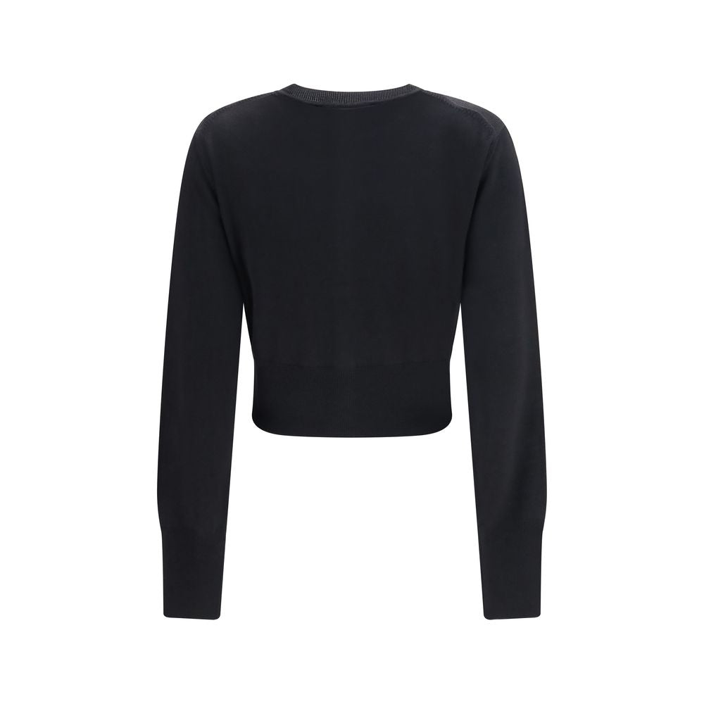 Black Silk Cardigan