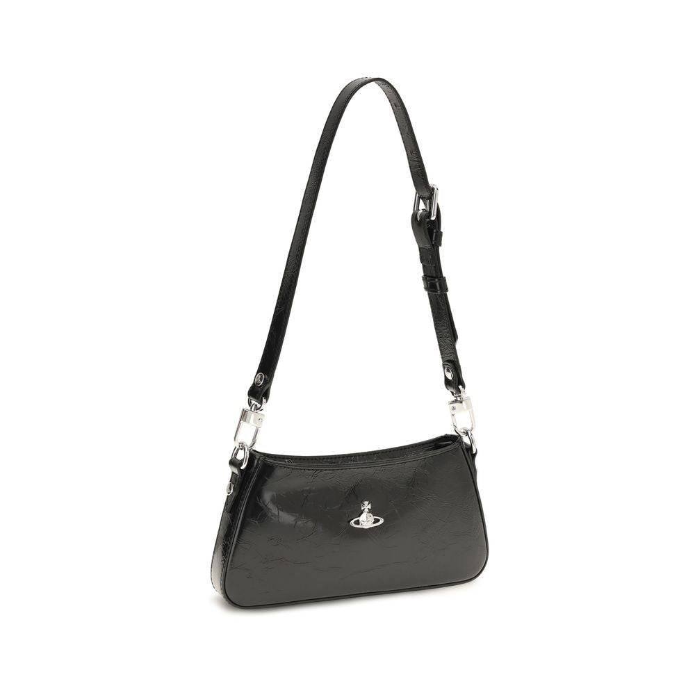 Black Calf Leather Bos Taurus Shoulder Bag