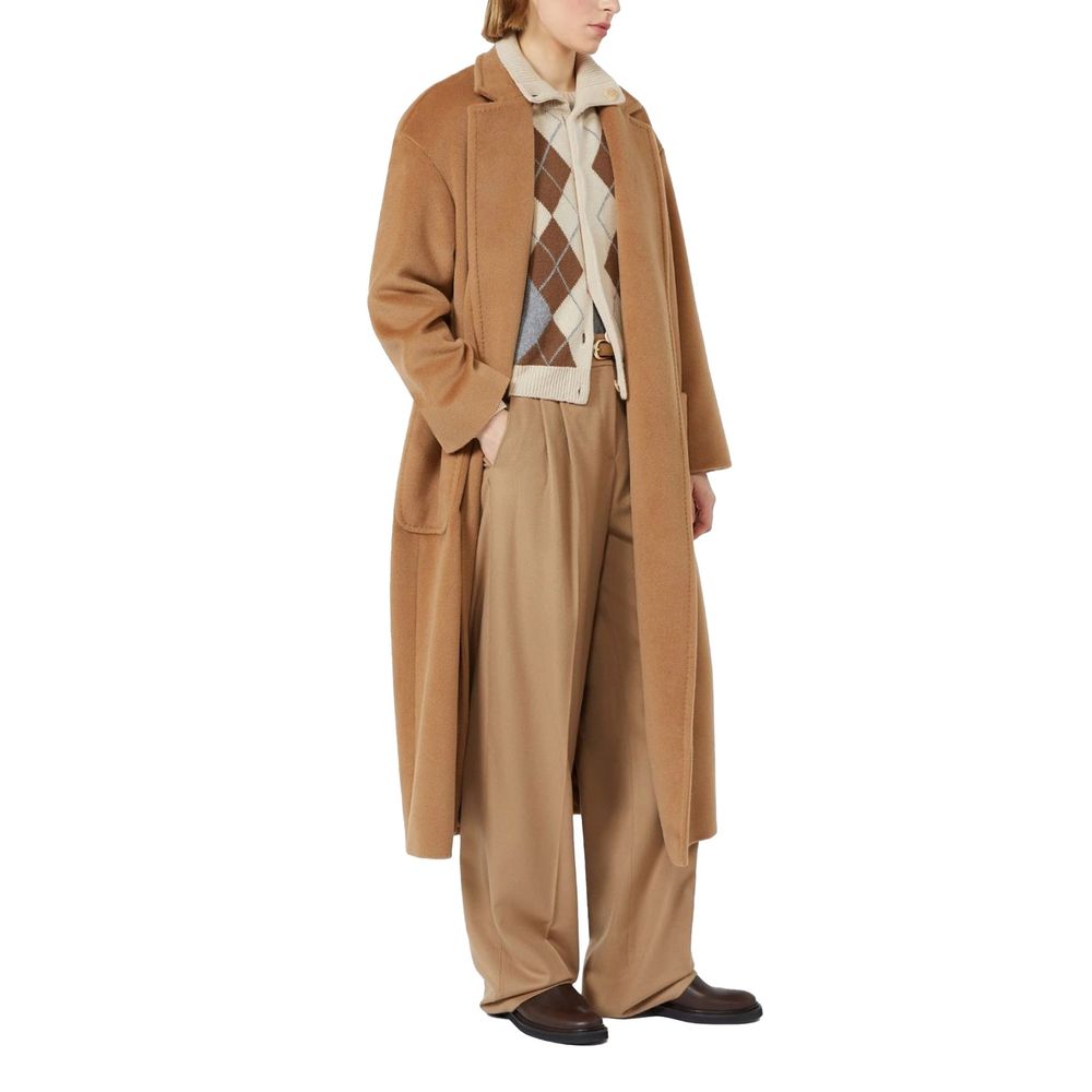 Brown Virgin Wool Pants