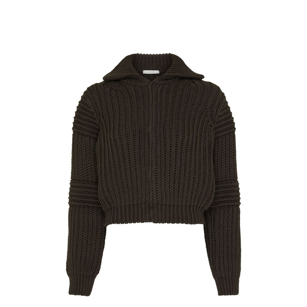 Brown Cotton Cardigan