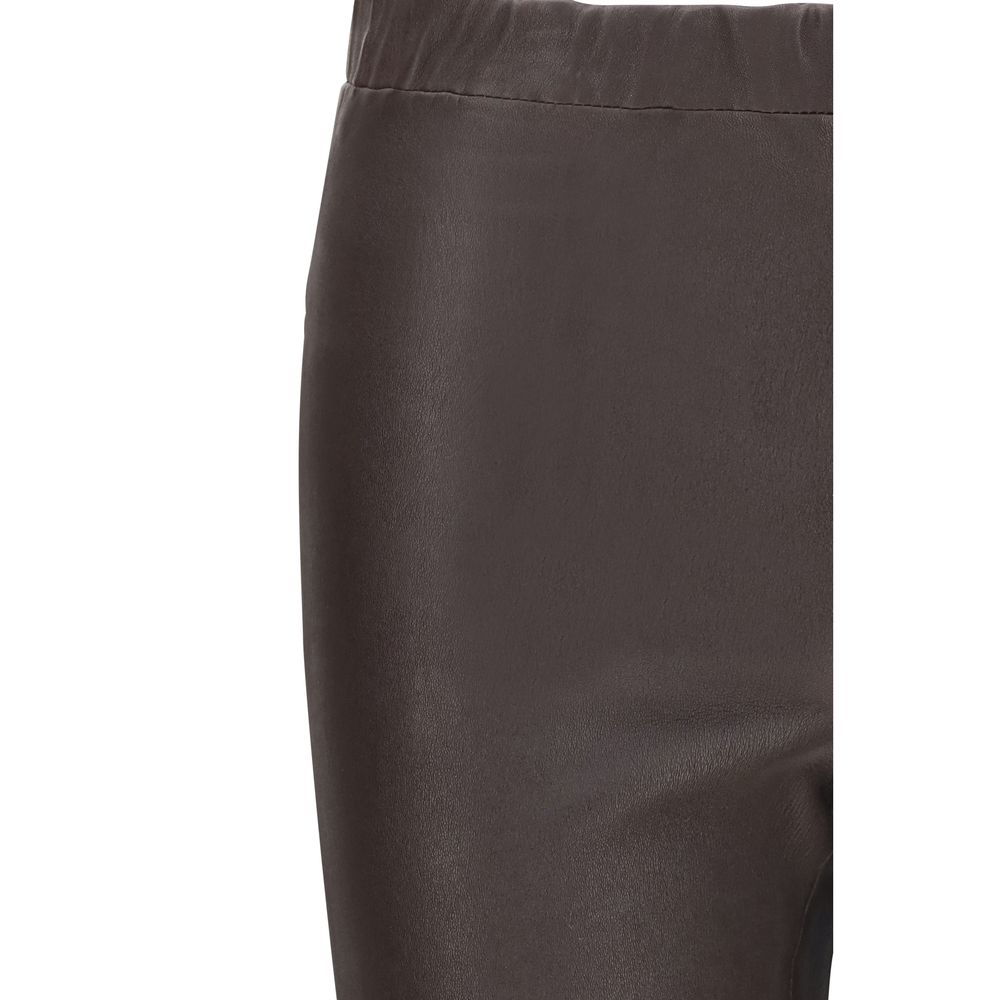 Brown Leather Pants