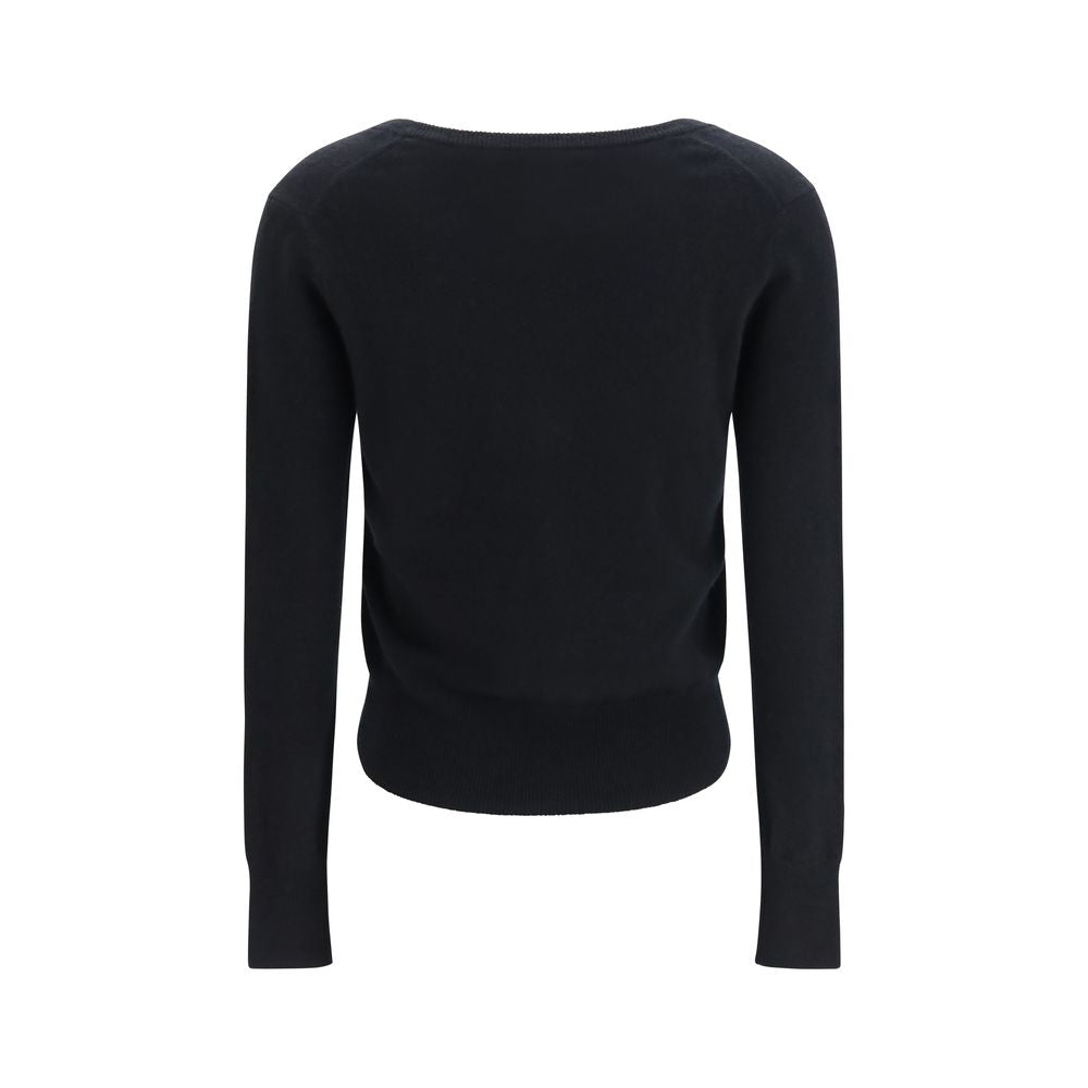 Black Cashmere Cardigan