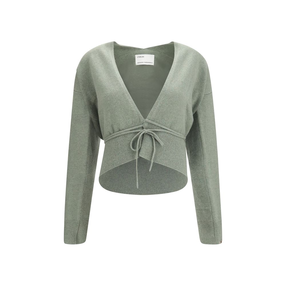 Bicolor Cashmere Cardigan