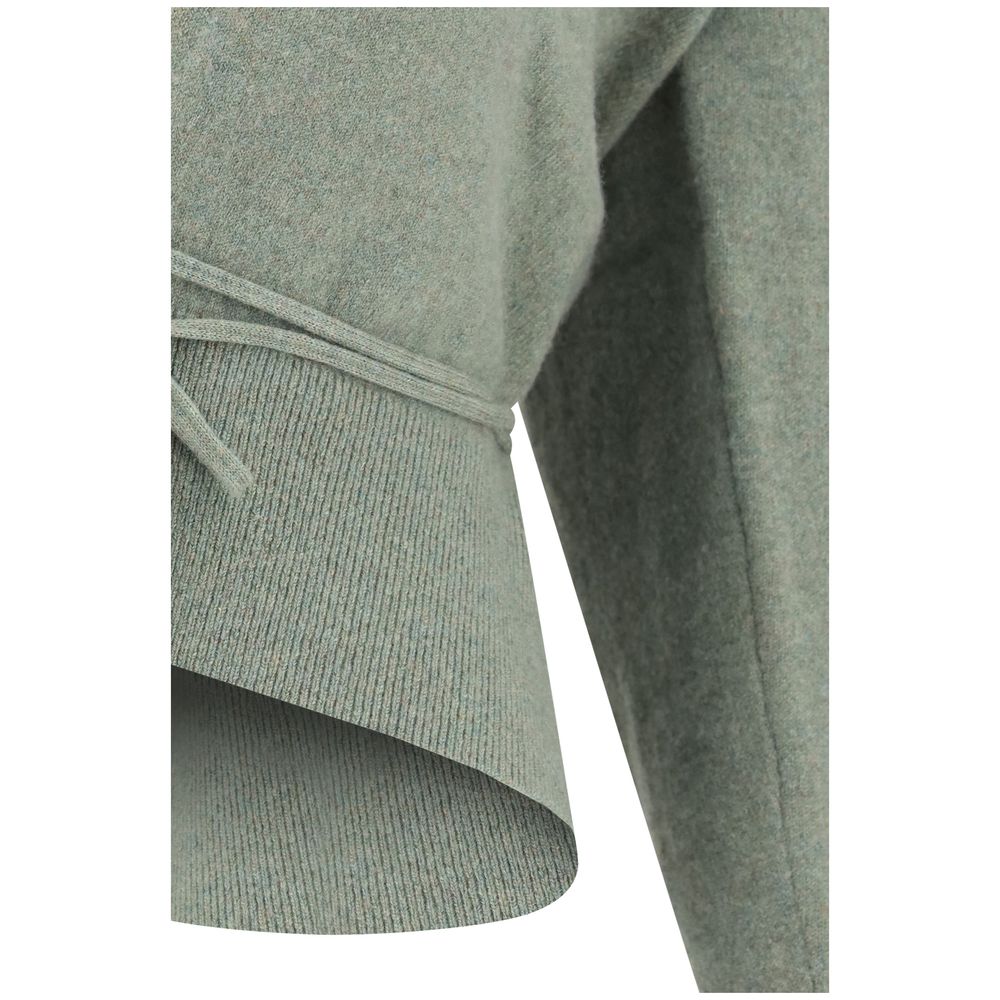 Bicolor Cashmere Cardigan