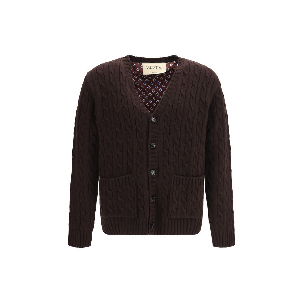 Brown Wool Oves Aries Cardigan