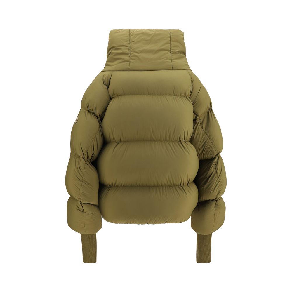 Bicolor Polyamide Full-Length Jacket