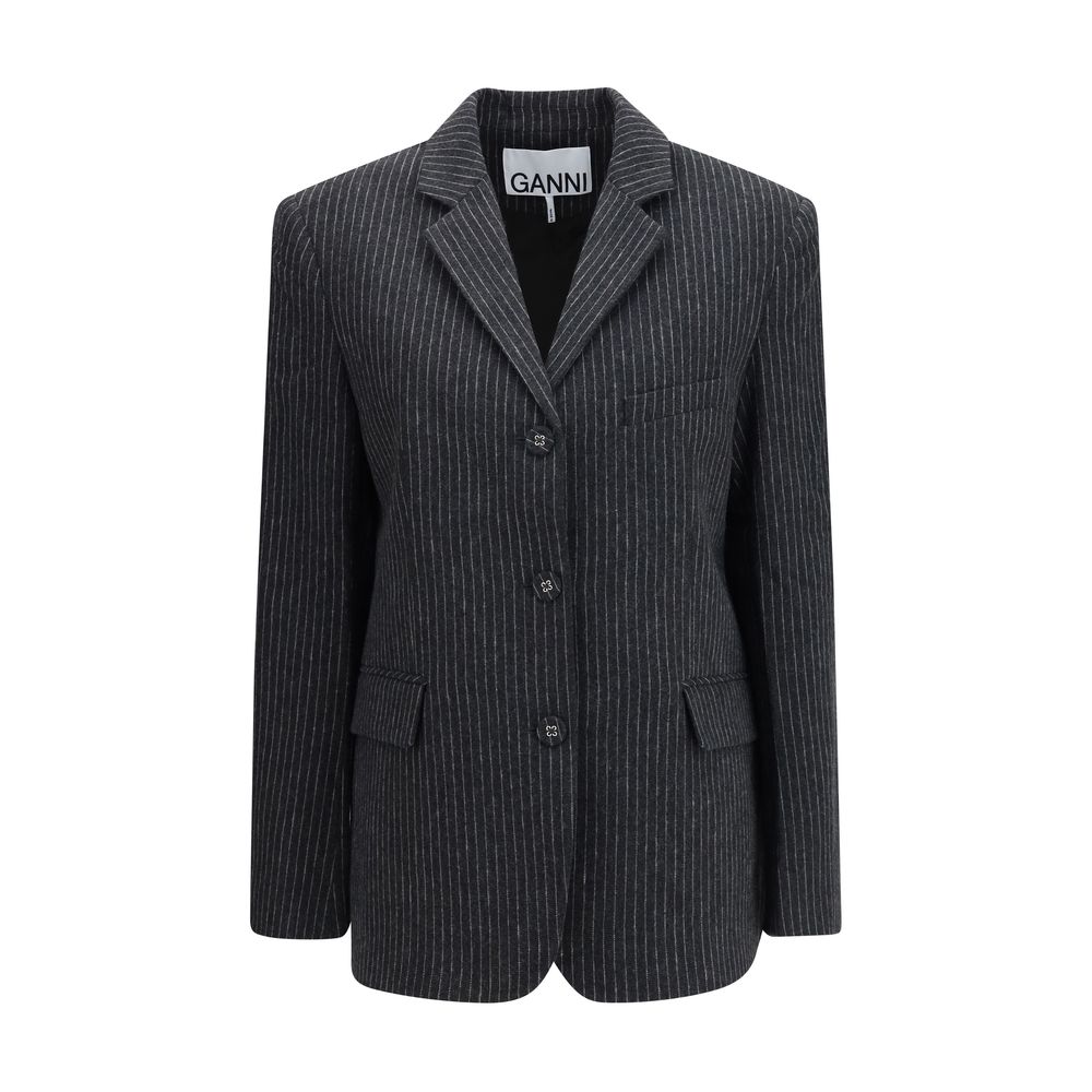 Gray Wool Oves Aries Blazer
