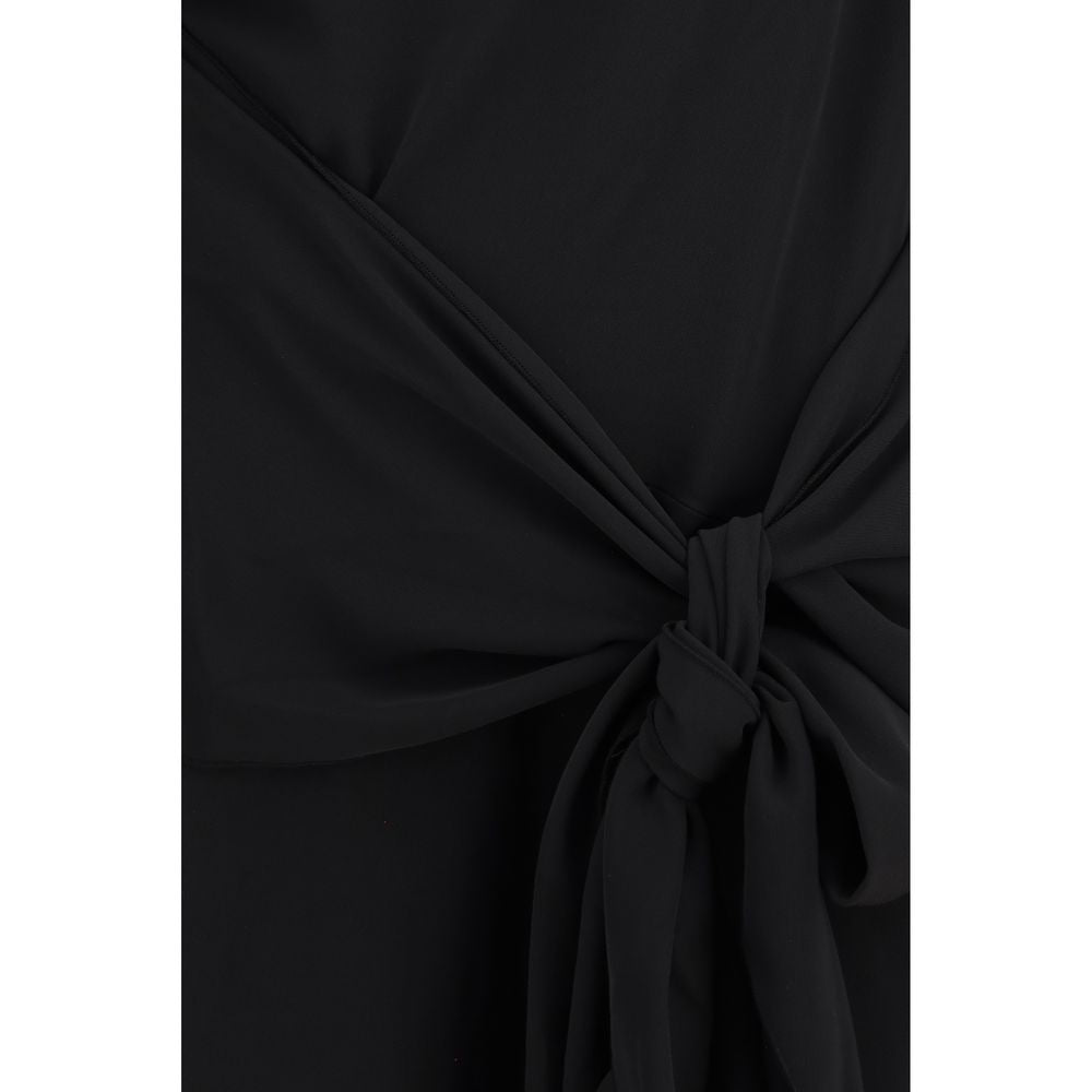 Black Recycled Polyester Cocktail Dress