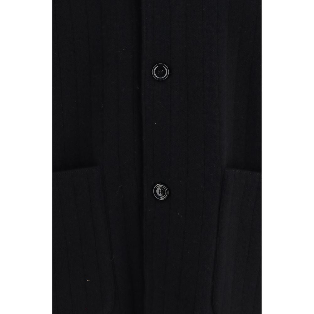Black Wool Oves Aries Full-Length Jacket