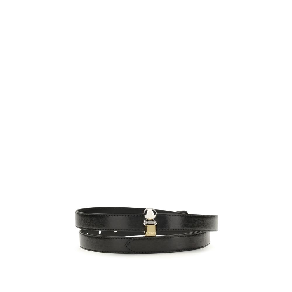 Black Calf Leather Bos Taurus Regular Belt