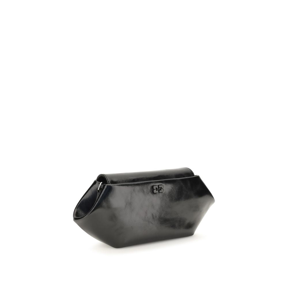 Black Polyethylene Shoulder Bag