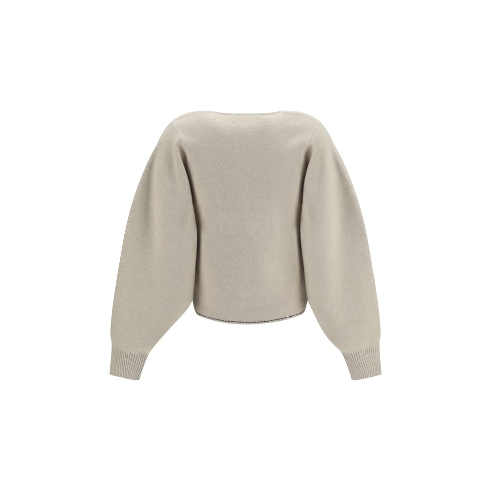 Beige Wool Oves Aries Cardigan