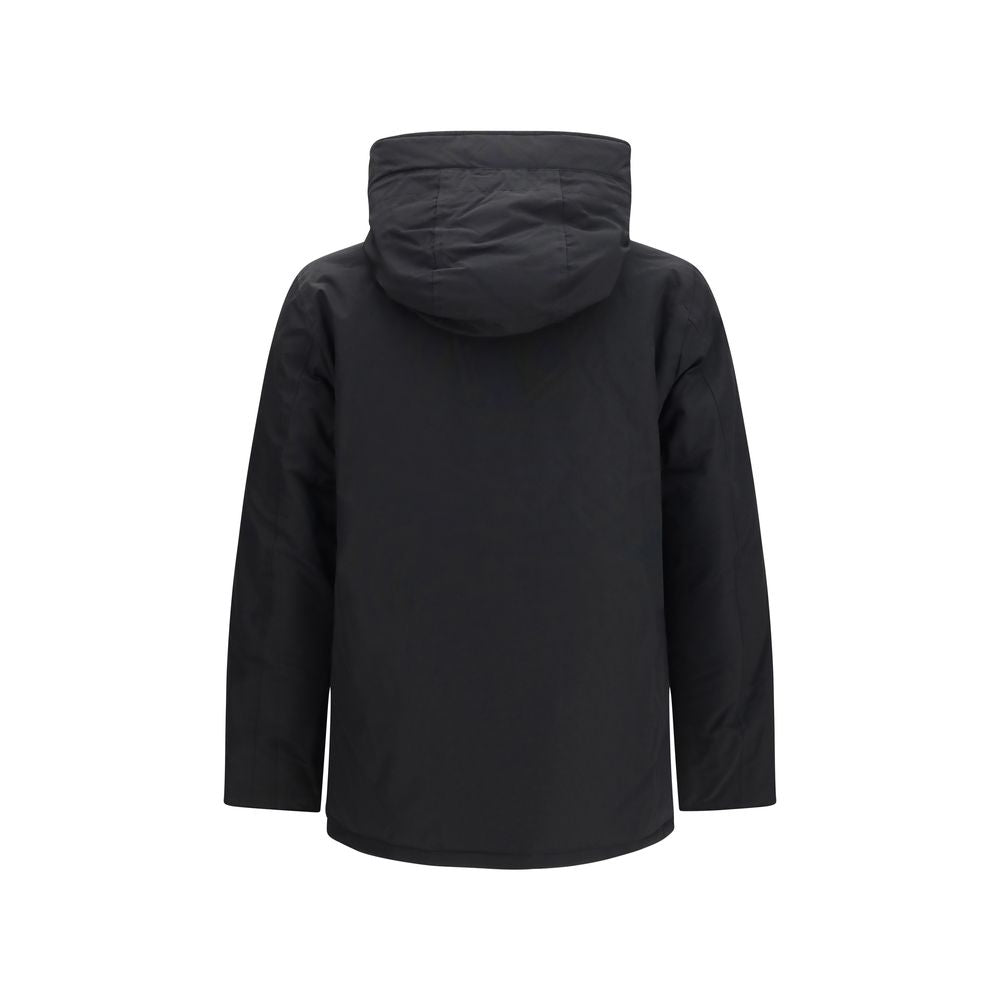 Black Cotton Shell Jacket
