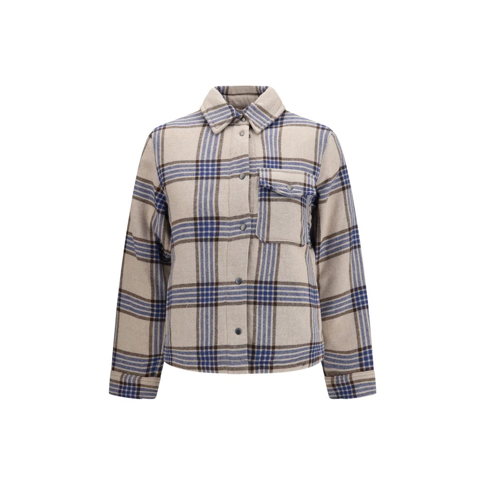 Beige Wool Oves Aries Denim Jacket