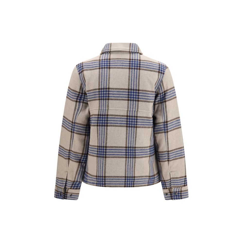 Beige Wool Oves Aries Denim Jacket