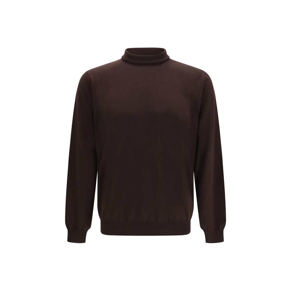 Brown Wool Oves Aries Sweatshirt