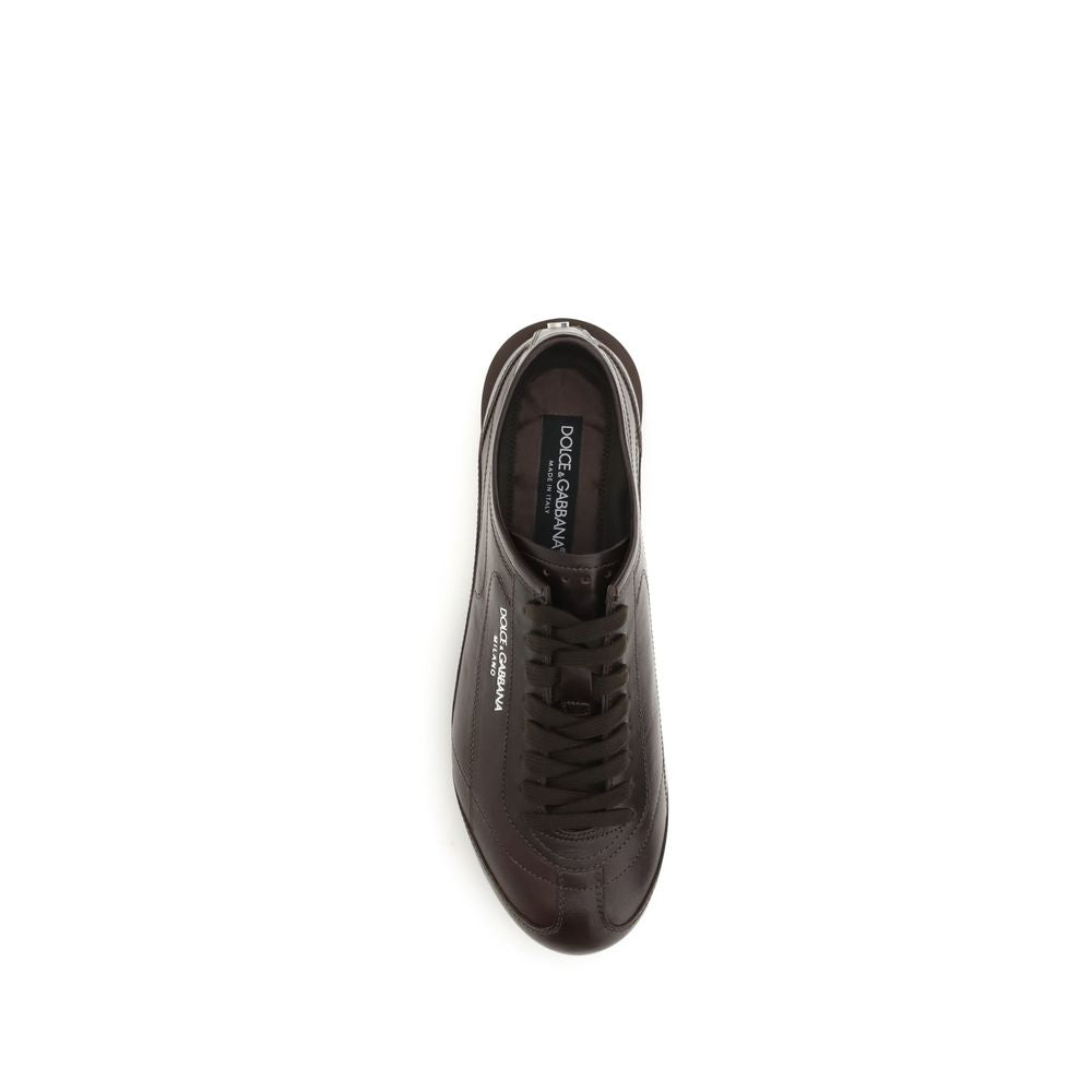 Brown Calf Leather Bos Taurus Low Top Sneakers