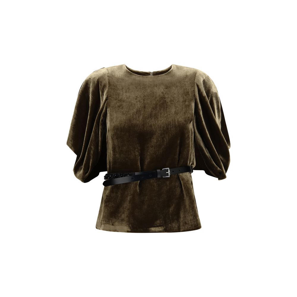 Brown Viscose Shirt