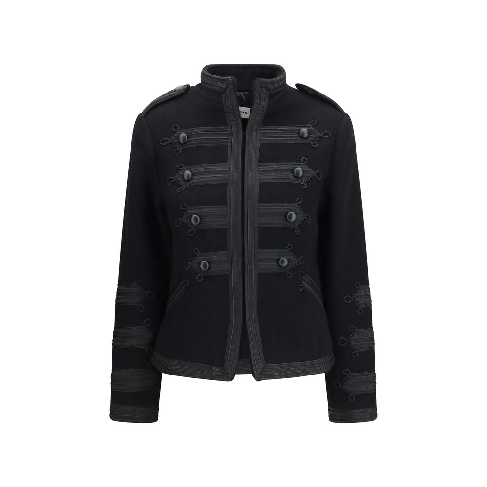 Black Wool Oves Aries Jacket