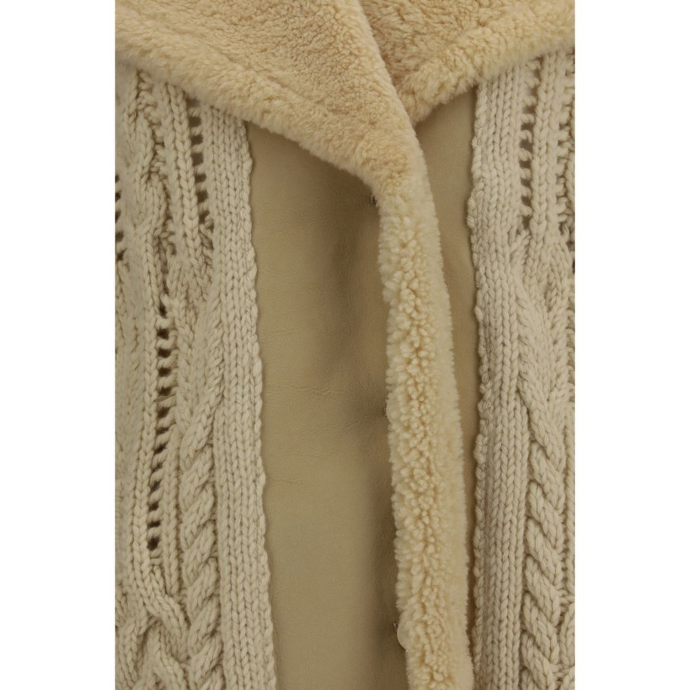 Beige Wool Oves Aries Sweatshirt