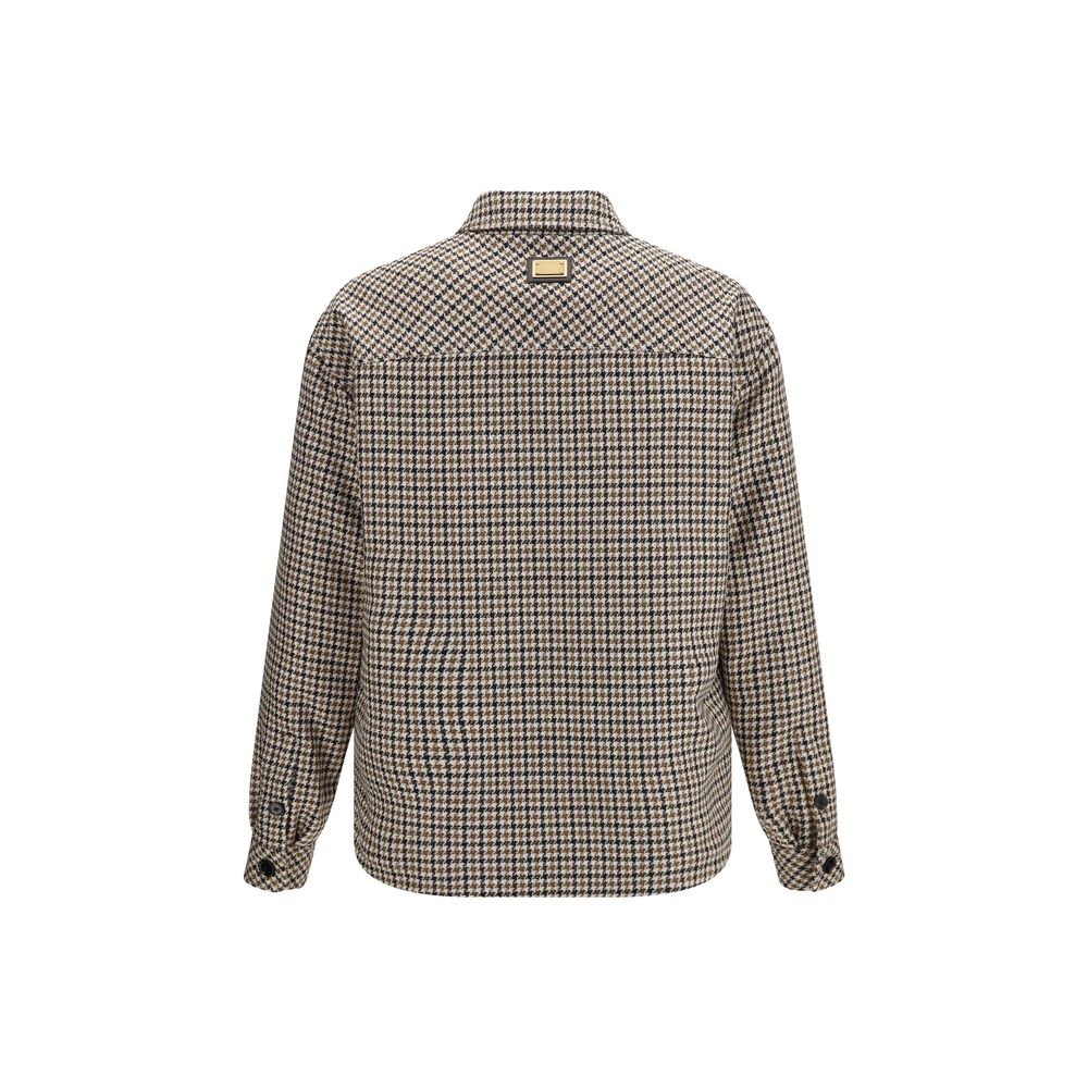 Brown Wool Oves Aries Full-Length Jacket