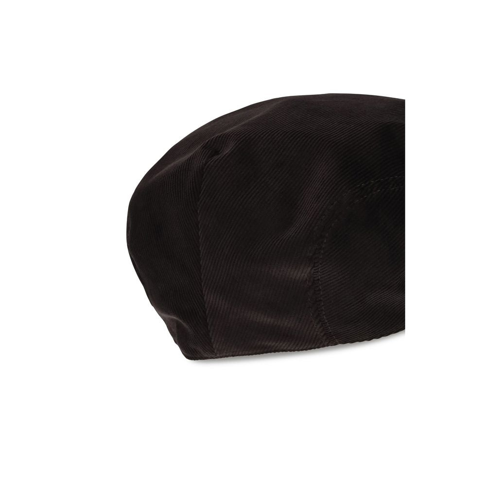 Brown Cotton Fatcap Hat
