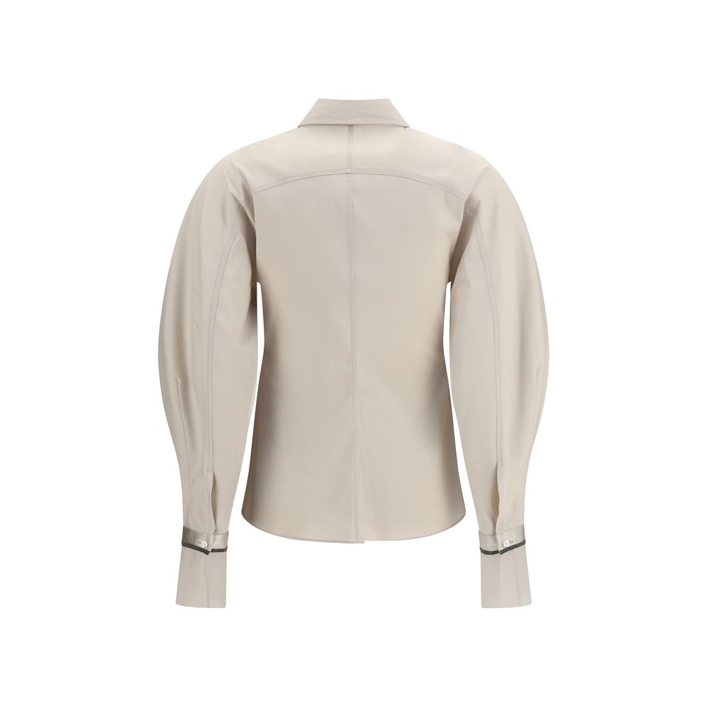 Beige Cotton Shirt