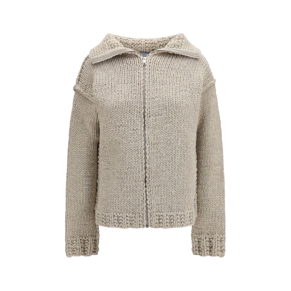 Gray Wool Oves Aries Cardigan