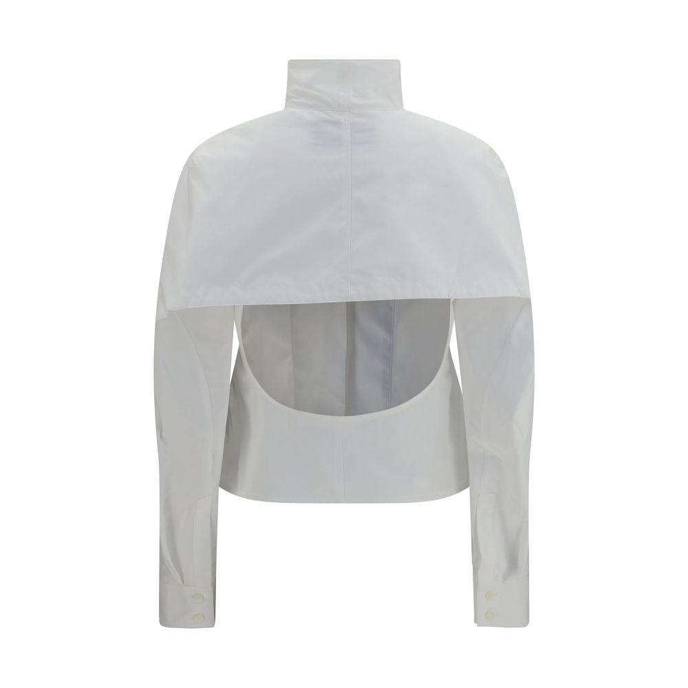 White Cotton Dress Shirt