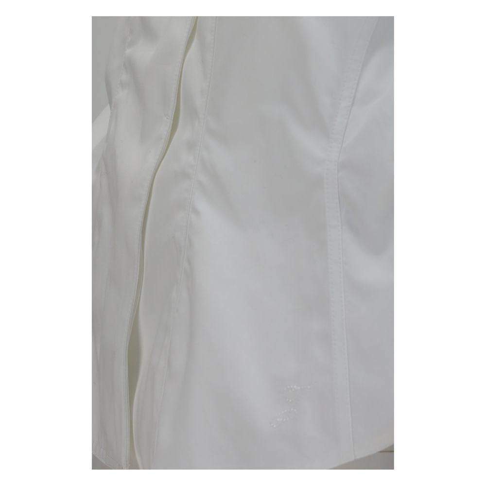 White Cotton Dress Shirt