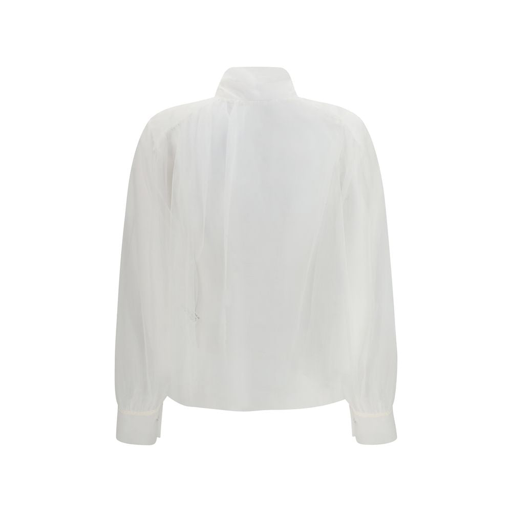 White Polyester Shirt