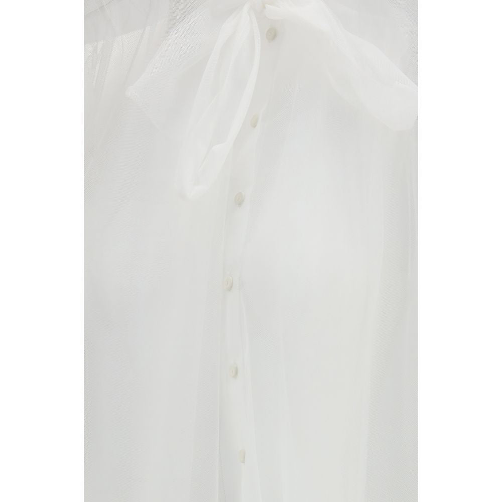 White Polyester Shirt