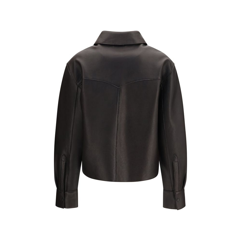 Black Lamb Leather Leather Jacket