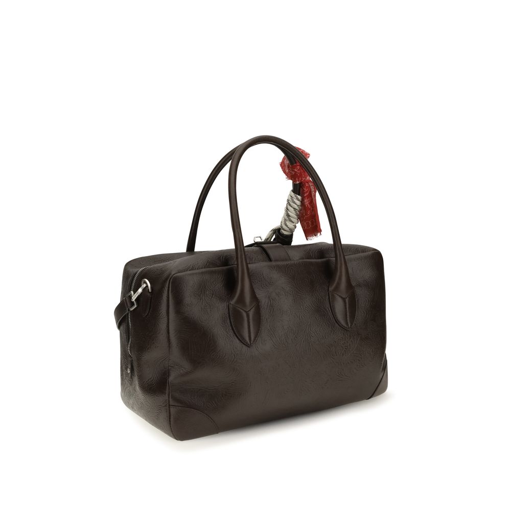 Brown Calf Leather Bos Taurus Handbag