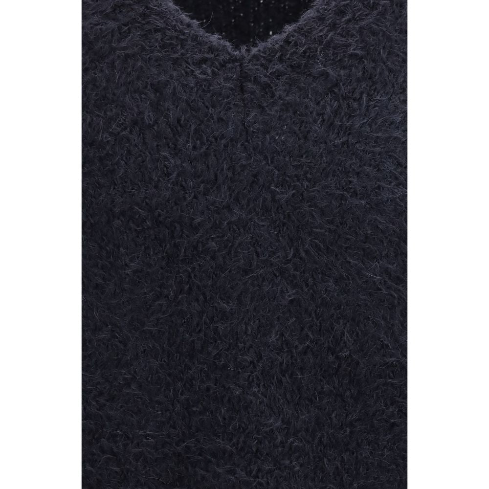 Blue Marabou Sweatshirt