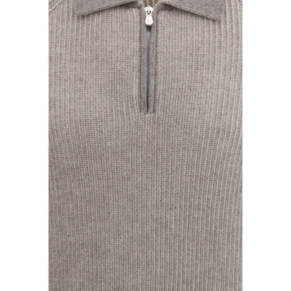 Gray Cashmere Sweater