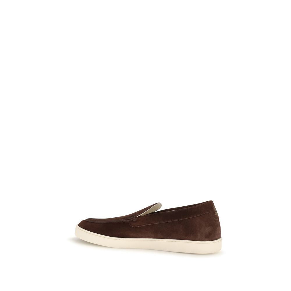 Bordeaux Calf Leather Bos Taurus Slip-On Loafers