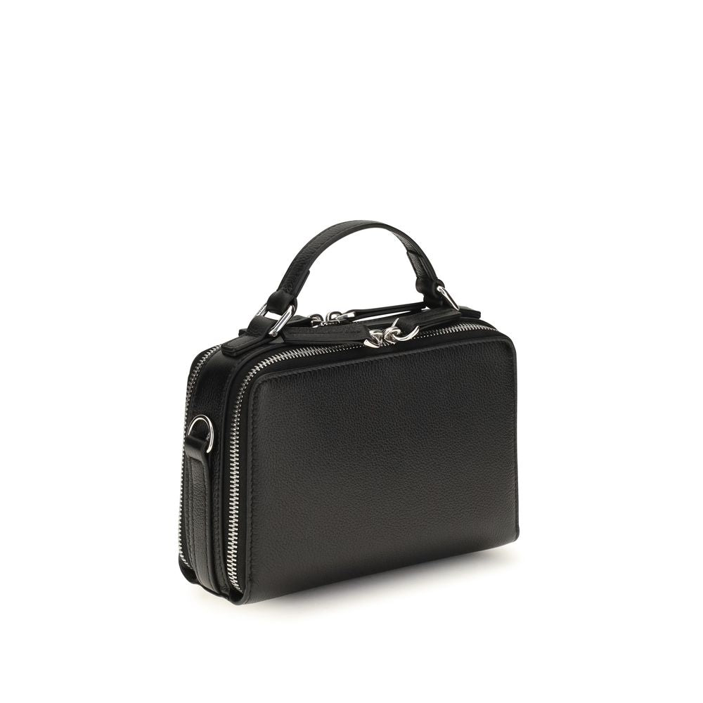 Black Calf Leather Bos Taurus Shoulder Bag