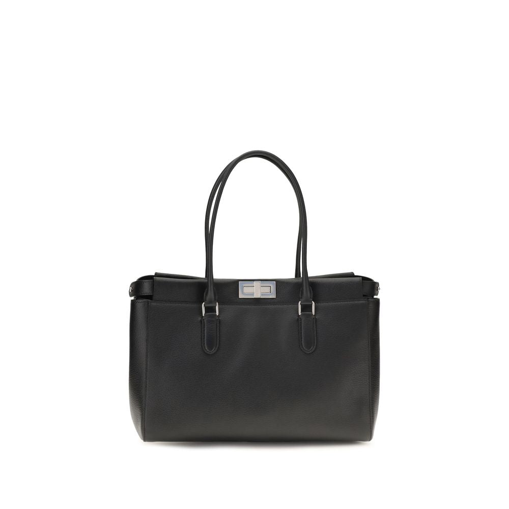 Black Calf Leather Bos Taurus Shoulder Bag