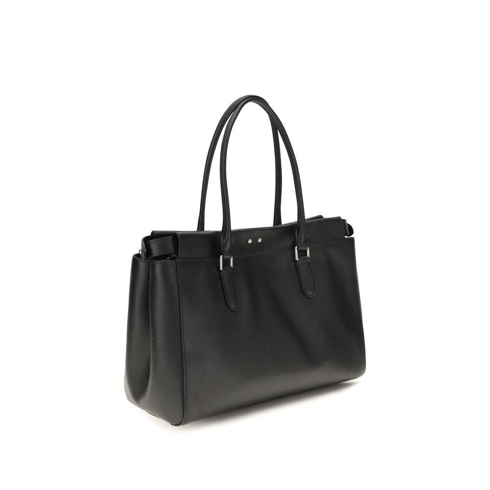 Black Calf Leather Bos Taurus Shoulder Bag