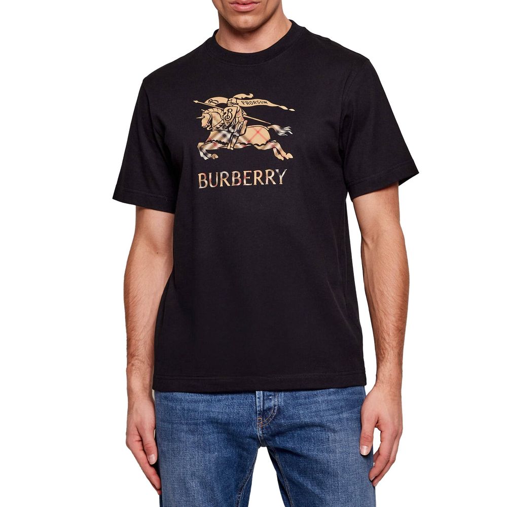 Black Cotton T-Shirt