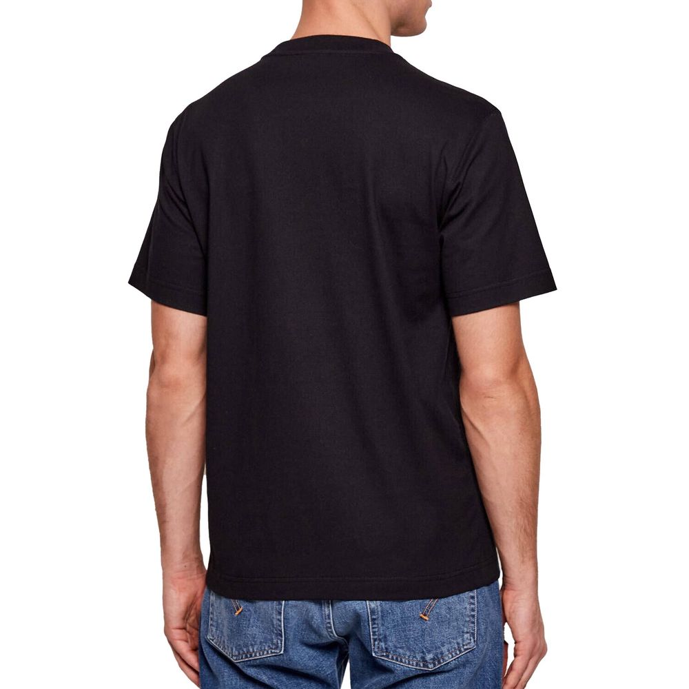 Black Cotton T-Shirt