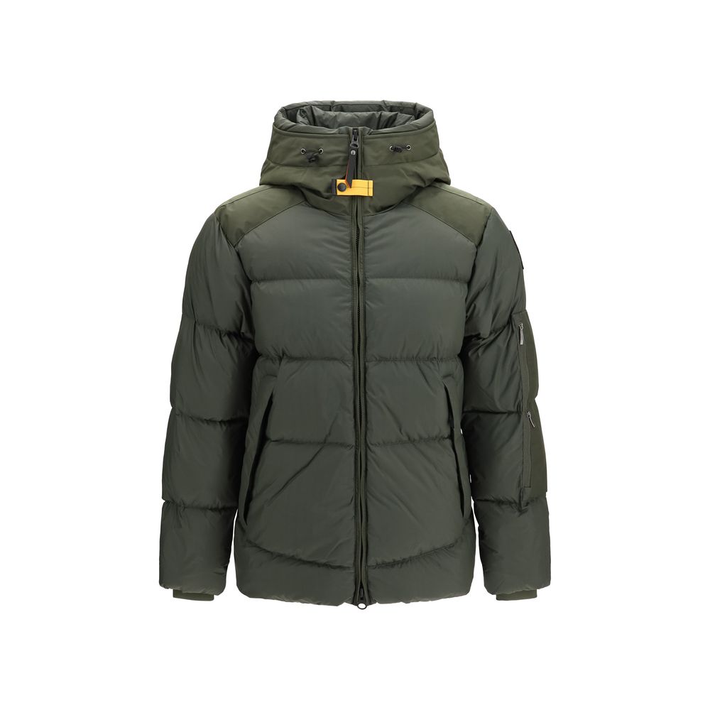 Bicolor Polyamide Full-Length Jacket